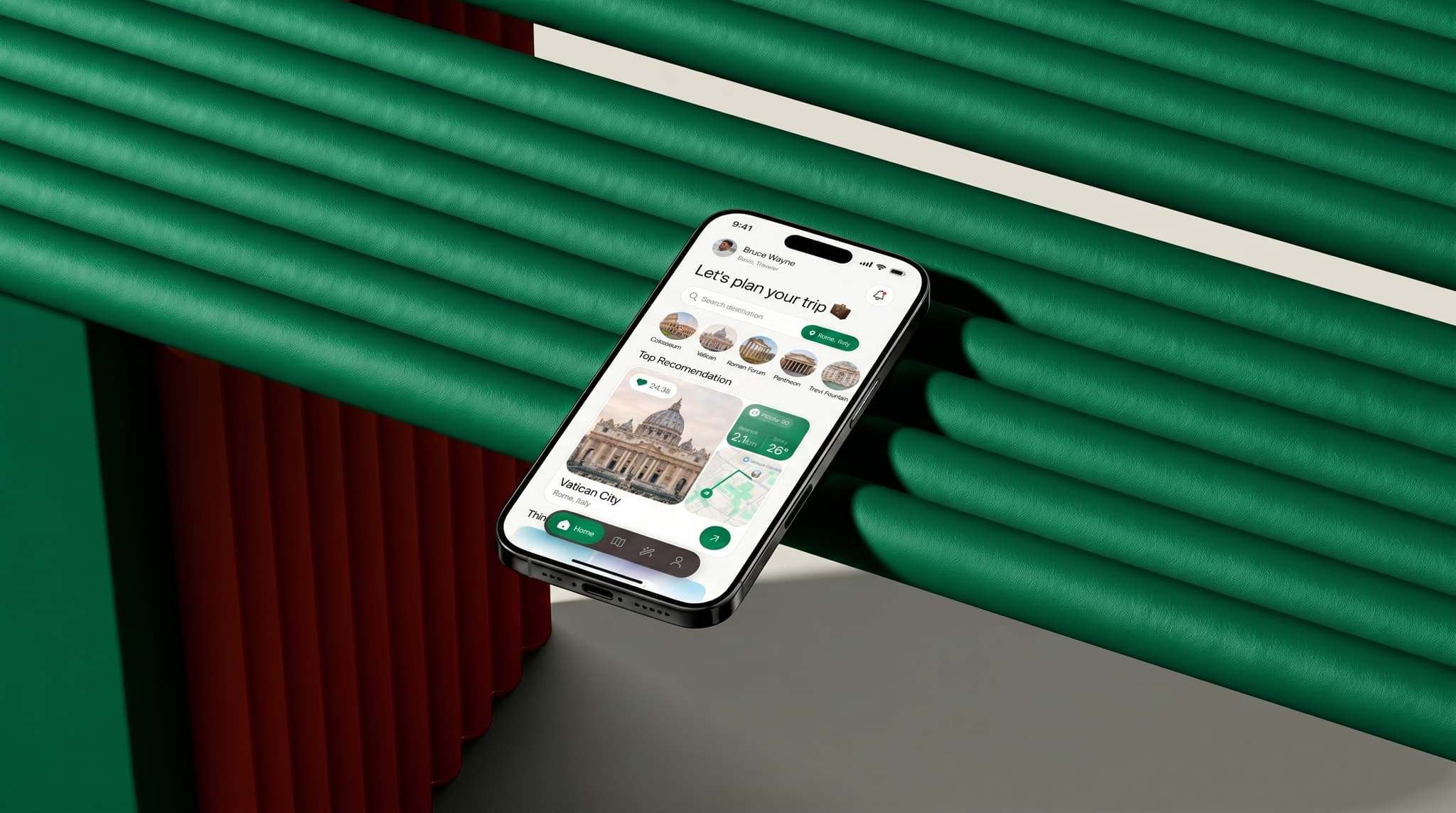 Wonders of Rome proprietary AR guide engine